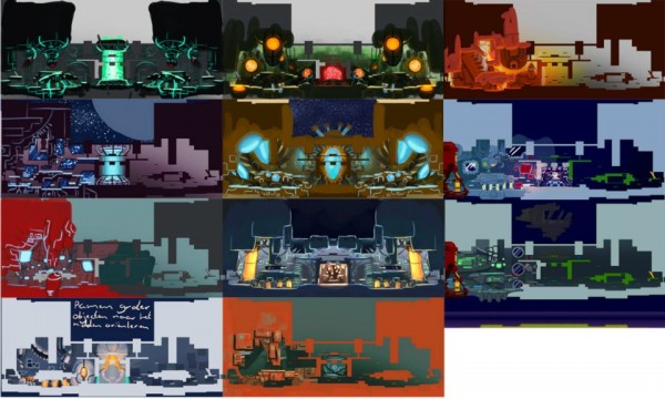 Awesomenauts Level Concept Art