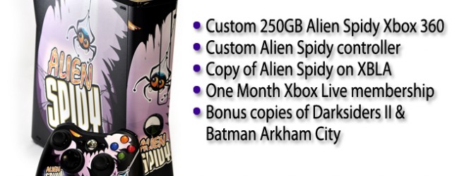 Contest time! Check out how you can win this custom Alien Spidy console and much more!