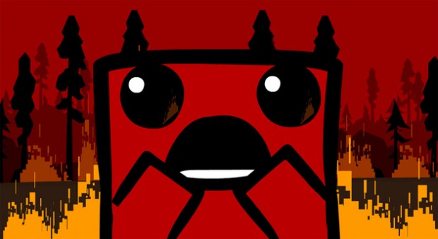 Super Meat Boy Scared