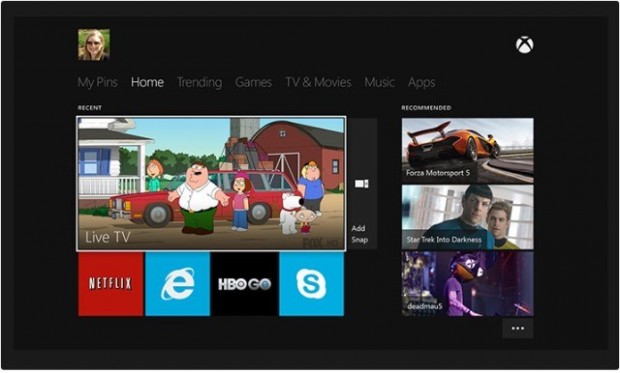 Xbox One Dashboard